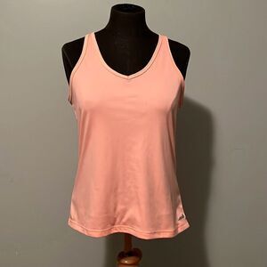 Avia Women's Peach Lightweight Racerback V-Neck Tank Top